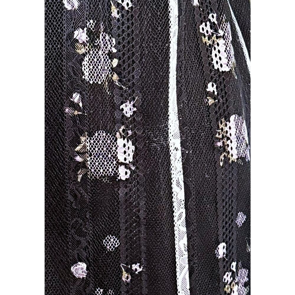 Swankiss TS Dry Rose MO/P Floral Midi Lace Dress Himekaji Gyaru Glam Japan - Picture 13 of 16
